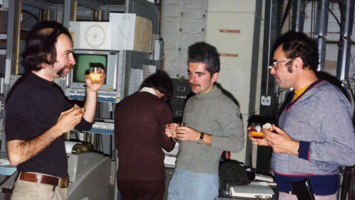 Martin Breidenbach in SLAC control room