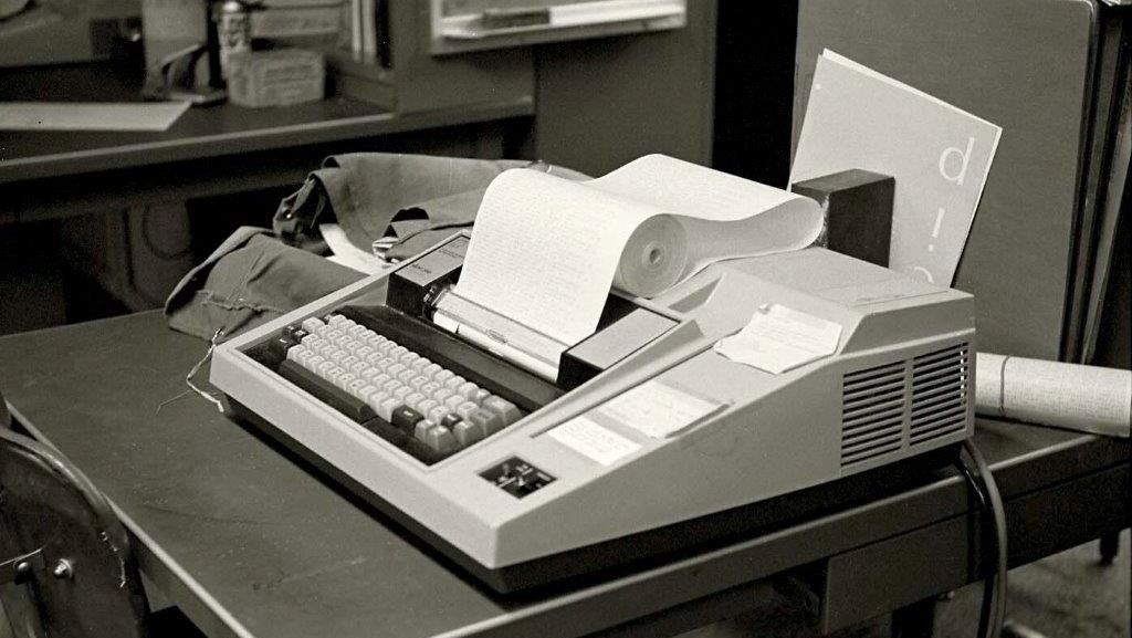 dot matrix printer from mid 1970's