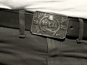 belt buckle celebration November revolution