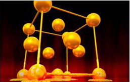 artist rendering of molecule structure